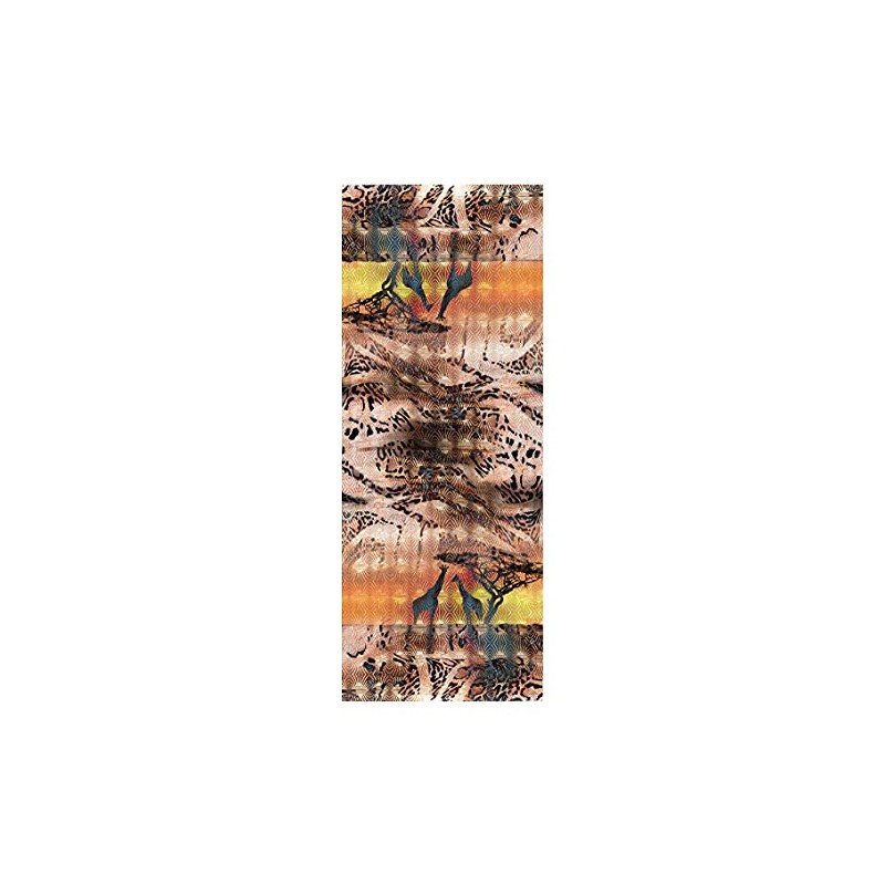 Scarf Brown Beige Blue Black Grey Orange Yellow Red Patterned