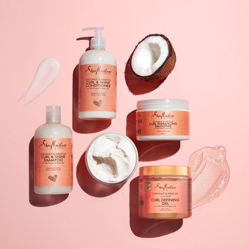 SHEA MOISTURE SheaMoisture Coconut & Hibiscus Curl Enhancer no silicones