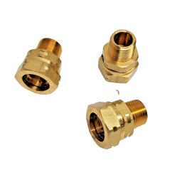 gastite 3-Pack  Gastite XR3FTG-8-24   1/2″ Straight x 1/2″ NPT Adapter