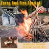VVAAGG 4 Inch Large Ferro Rods, Survival Flint Fire Starter