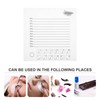 Beavorty Acrylic Eyelash Display Board Transparent Eyelash Tray for Extensions