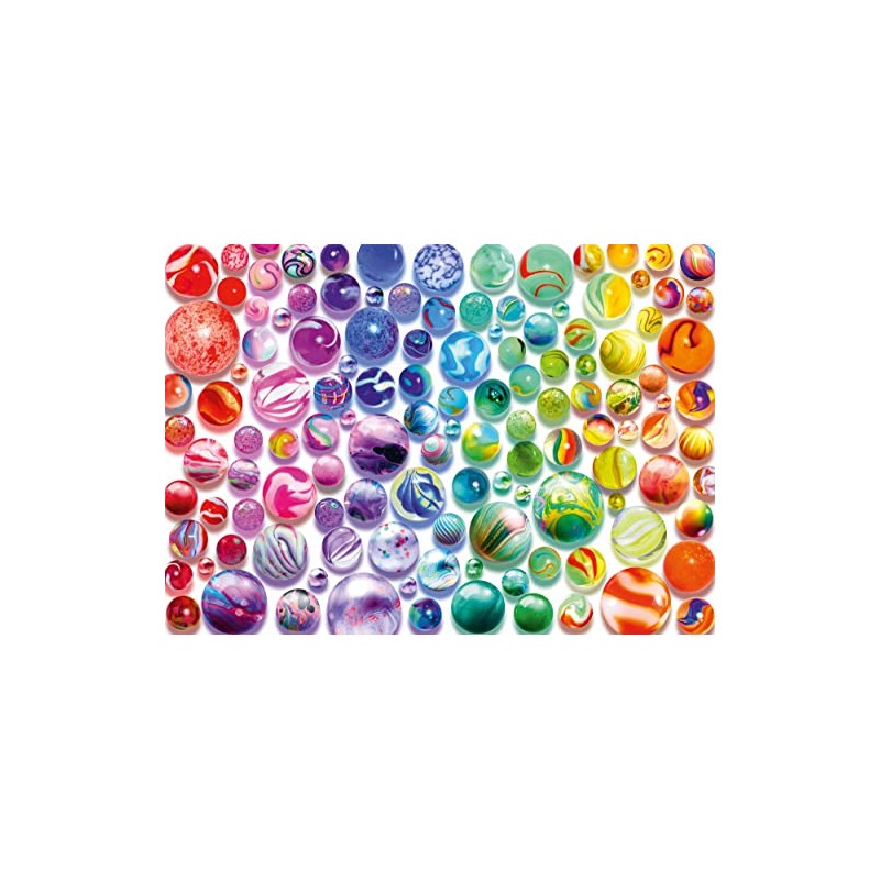 Rainbow Marbles Jigsaw Puzzle Standard 1000 Pieces