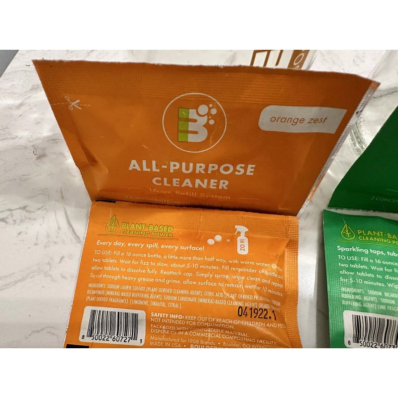 Boulder Clean Surface Cleaning Refill Kit - 16oz, Includes 3x