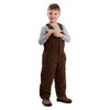 Berne Youth Softstone Insulated Bib Overall, Small Regular, Bark