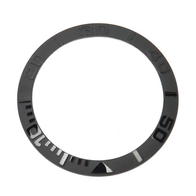 Watch Bezel Insert 38mm Ceramic Embossed Digit Watch Bezel Ring