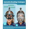 Greatever Half Face Diving Mask, Innovative with Nose Breathing, Comfortable