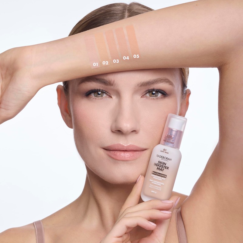 Deborah Milano Skin Booster MAT Foundation from Serum SPF 15