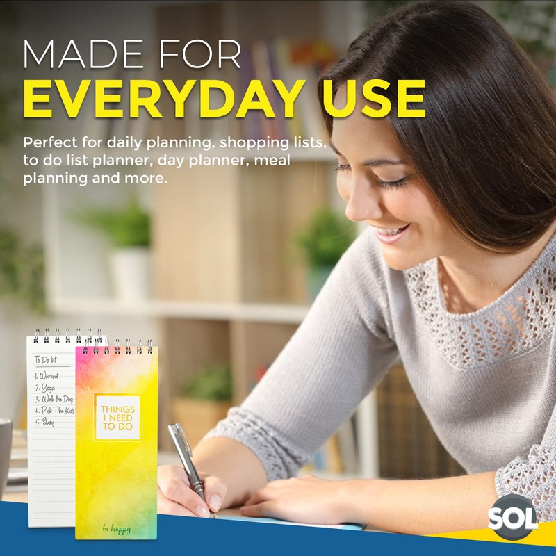 SOL To Do List Notebook, Hardback | 80 Sheets |