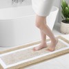 smiry Microfiber Non-Slip Bath Mats for Bathroom, Extra Soft Absorbent