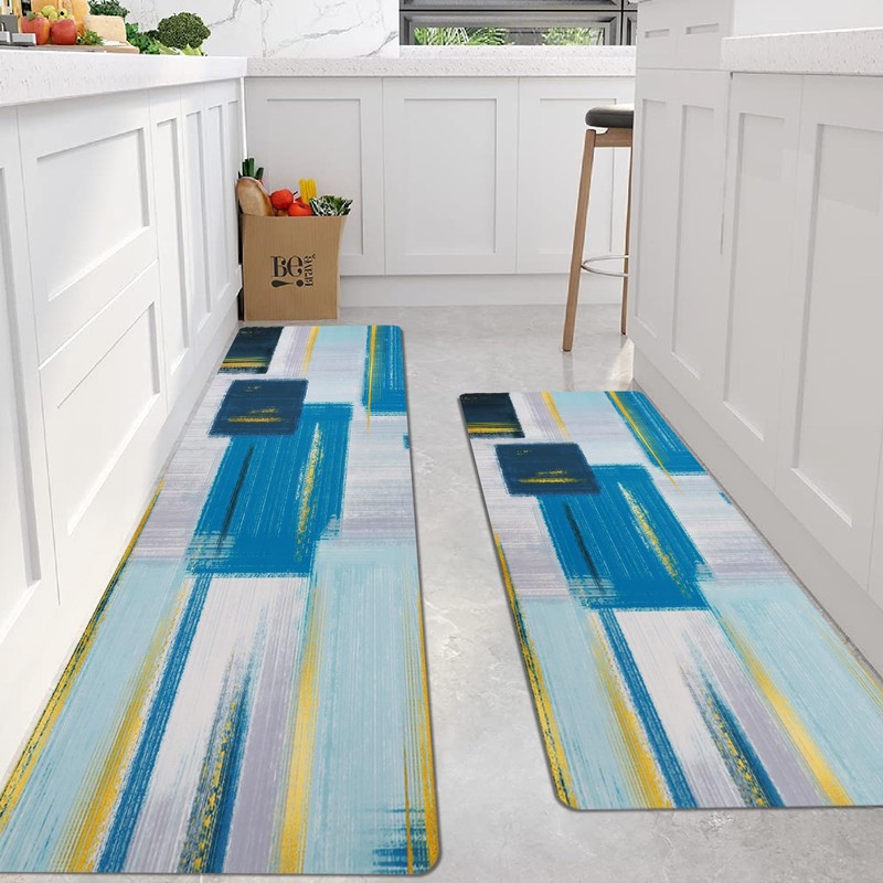XLHOMO Kitchen Rugs Sets of 3, Non Slip Washable Kitchen