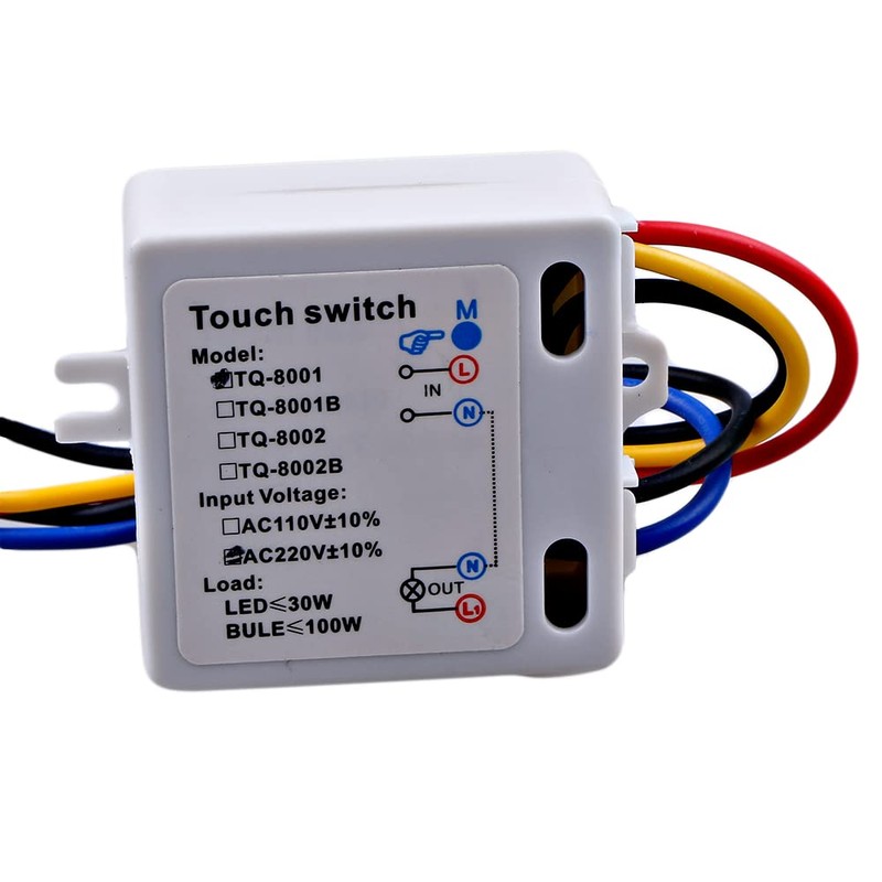 120V/240V On Off Touch Switch with Surge Absorber for LED