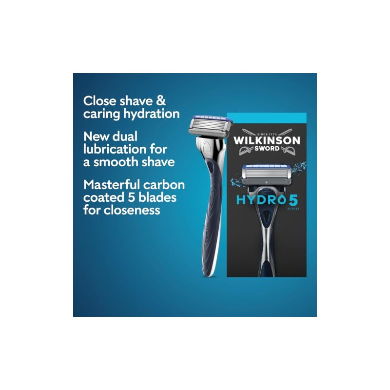 Wilkinson Sword Hydro 5 Razors Blade for Men, Men's Shaver
