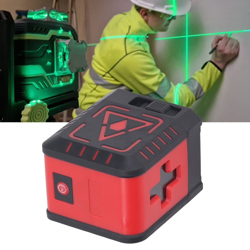 Laser Leveling High Visibility Green Self Leveling 3D Cross Line