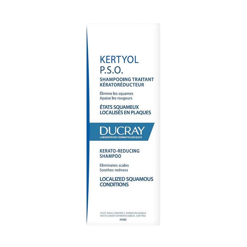 DUCRAY, Kertyol P.S.O. Shampoo Queratoreductor, Para Cuero Cabelludo con Psoriasis