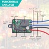 Vegena Wireless Switch 12V with 433MHz Remote Control Relay DC
