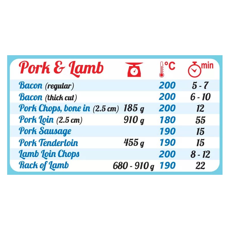 Intel Kitchen Air Fryer Cooking Times Magnet Cookbook Lid Accessories