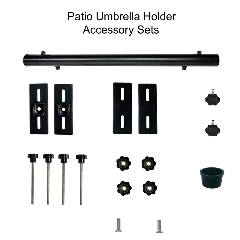Patio Umbrella Holder,Heavy-Duty Umbrella Holder for Deck,Metal Deck Mount Umbrella