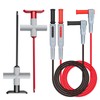 Goupchn 2PCS Multimeter Test Leads 4mm Banana Plug Male to