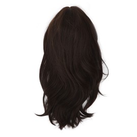 Women Synthetic Wig Long Straight Black Wigs Elastic Hair Wig for Cosplay Party Daily Wear