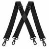 Heavy Duty X-Back Suspenders for Men – Adjustable 4-Hook Elastic