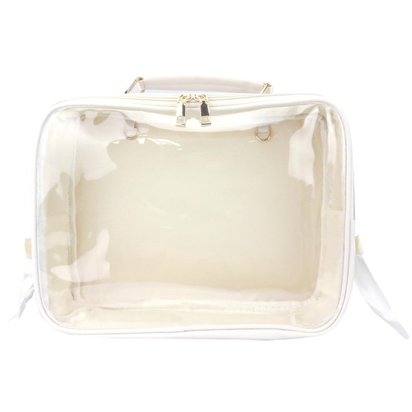 o-waki Front Clear Backpack, Pain Bag, 3 Way, With Window,
