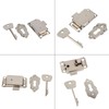 Tbest Antique Classical Drawer Cabinet Wardrobe Cupboard Gate Door Lock