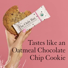 Truvani Plant Based Snack Bar | Oatmeal Chocolate Chip 12 Pack | 6g Protein | USDA Organic and Vegan | The Only Bar | Dairy, Soy, and Gluten Free | Individually Wrapped