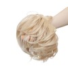 Tousled Ponytail Messy Hair Bun Piece With Elastic Rubber Band