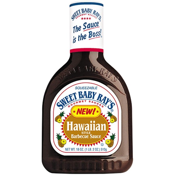 Sweet Baby Ray's, BBQ Sauces, 18-Ounce Bottle (Pack of 3) (Hawaiian)