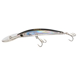 Yo-Zuri Crystal 3D Minnow Deep Diver Lure, Silver Black, 5-1/4-Inch