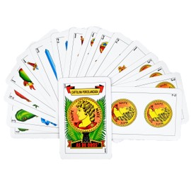 The Original Baraja española Original red - Cartas españoles originales - Spanish Playing Cards - Barajas mexicanas Naipes españoles Mexican Playing Cards Spanish Cards Deck