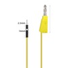10Pcs Jump Wire Stacked Banana Plug Breadboard Colorful Flexible Silicone