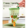 VVGAOGES Sink Strainer Plug 2 Pack Cactus Design Anti-Clogging Anti-Odor