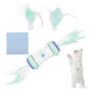 Electric Cat Teaser USB Rechargeable Auto Rotating Cat Toys with