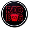 Metal Red Dog Beer Sign