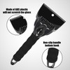 1 Piece Black Car Snow Scraper, Car Windshield Ice Scraper,