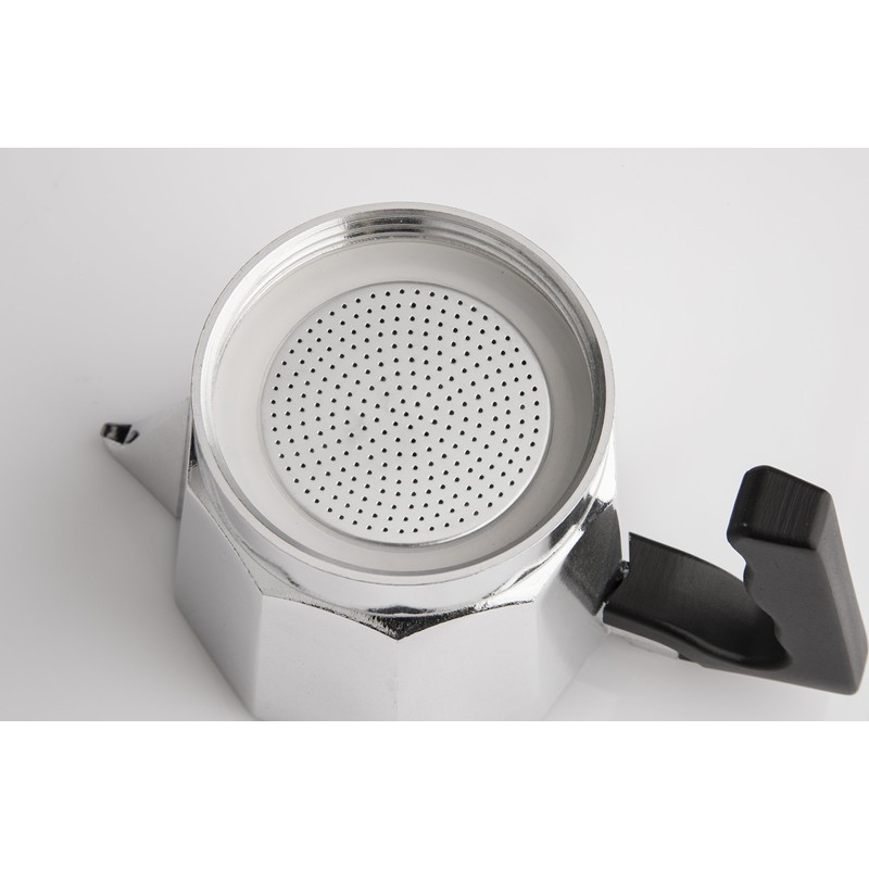 Barazzoni Aluminium Espresso Maker 2 Cups 2 Cups Grey