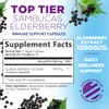 European Elderberry Fruit Extract 1200mg Per Serving Capsules - Sambucus