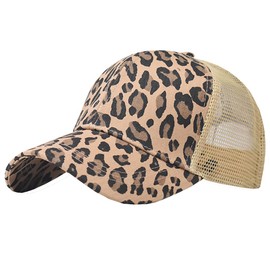 Adjustable Hat Baseball Cap Mesh Cap Cotton Hat Sunhat Sport Hat Outdoor Cap for Men and Women Brown