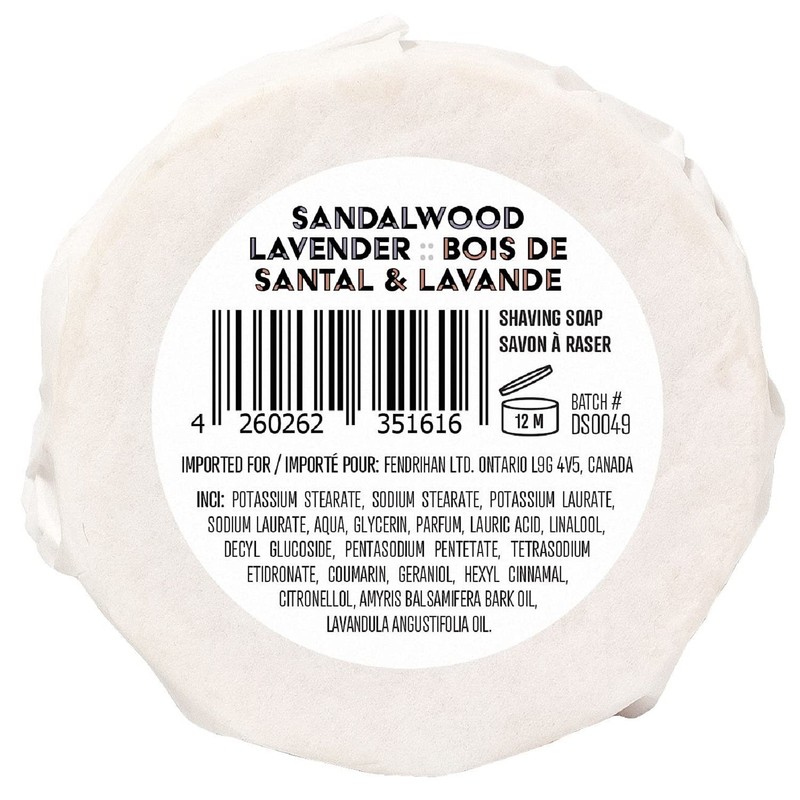 Fendrihan Shaving Soap for Men MADE IN GERMANY (Sandalwood &