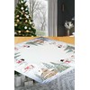 Kamaca snowmen series high-quality print motif Christmas tablecloth, winter Christmas