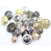 KENDANY 14 Pieces Metal Blazer Button Set - Eagle Badge
