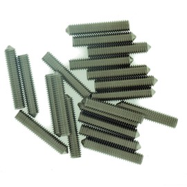 M3 (3mm x 10mm) Hex Socket Grub Screw (Cone Point) - Stainless Steel (A2) (Pack of 20)