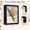 3D Shadow Box Frame 8x6in, 3 cm Deep Display Frame