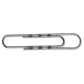 5 Star Giant Paperclips Wavy Length 76mm [Pack of 100], Silver