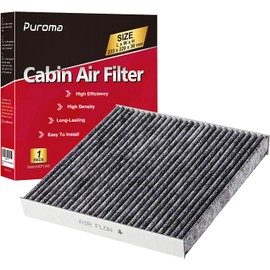 Puroma Puroma Cabin Air Filter with Activated Carbon, Replacement for CP134, CF10134, Honda & Acura, Civic, CR-V, Odyssey, CSX, ILX, MDX, RDX, AT134 (1 pc)
