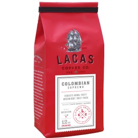 Lacas Coffee Company Colombian Supremo Medium Fine 12 oz.
