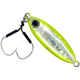 Allgu Metal Jig 5-Number 20g Yellow Zebra Glow Jigging Lure Slow Jig Slow Jigging