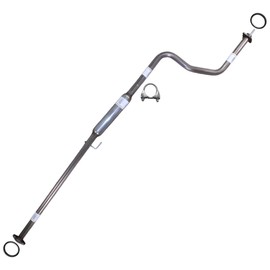 Northeastern Exhaust | Stainless Steel Resonator Exhaust Pipe Compatible for Honda Civic 1996-2000 1.6L | Free Gaskets and Clamp Included | Automotive Replacement Part