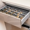 Mulush Bamboo Spice Rack Tray - Spice Drawer Organizer for